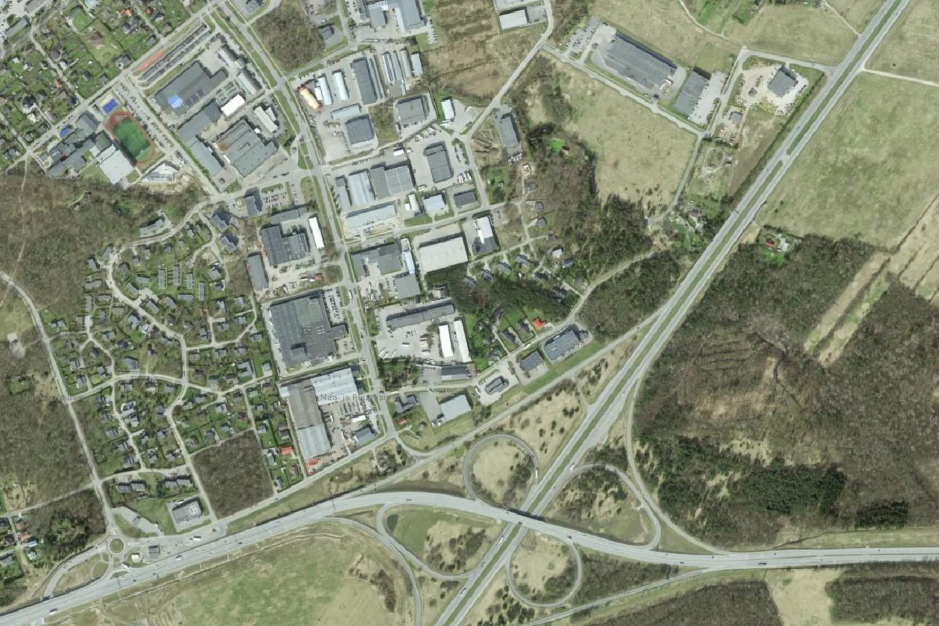 Static location map showing Tule põik 2 in Saue
